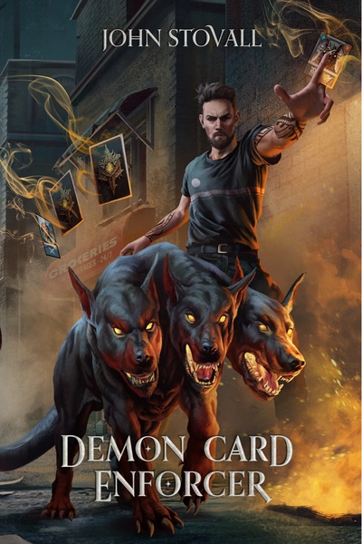 Demon Card Enforcer [A Noir Cardgame LitRPG] by Tharsult book cover