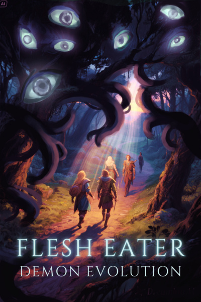 Flesh Eater: Demon Evolution LitRPG [BOOK 1 COMPLETE] by grisaille book cover