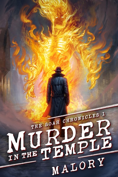 Murder in the Temple (LitRPG | Progression Fantasy) by Malory book cover