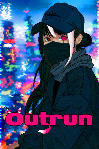 Outrun - Cyberpunk LitRPG by Lost Rain book cover