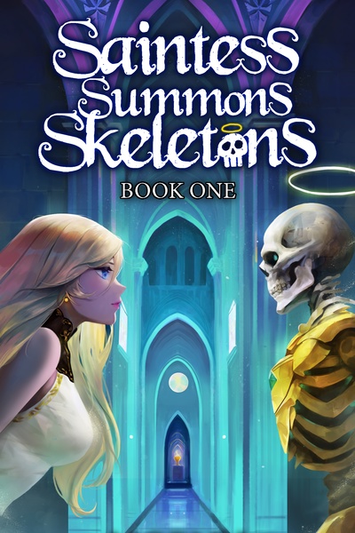 Saintess Summons Skeletons by Mornn book cover