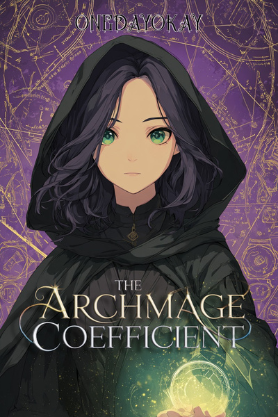 The Archmage Coefficient (OP Archmage/ Mage Academy/ LITRPG/ Hidden Genius) by onedayokay book cover