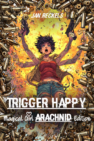 Trigger Happy - Magical Girl Arachnid Edition (Book 1 & 2 Complete) by Jarex book cover